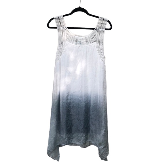 Nostalgia Gray and White Ombré Tank Blouse size XL - Picture 8 of 9